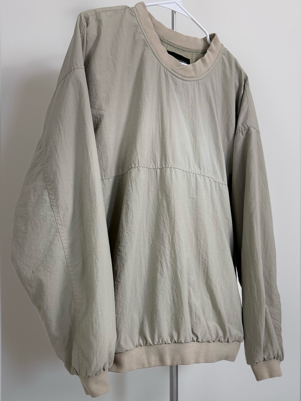 Dockers Stone/Taupe Lightweight Pullover Windbreaker